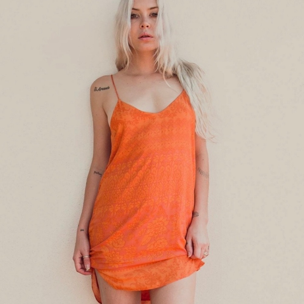 Novella Royale The Anita Dress Small Orange